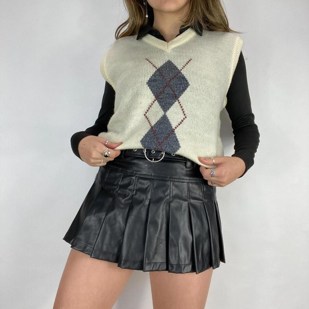Cream Vintage Sweater Vest
